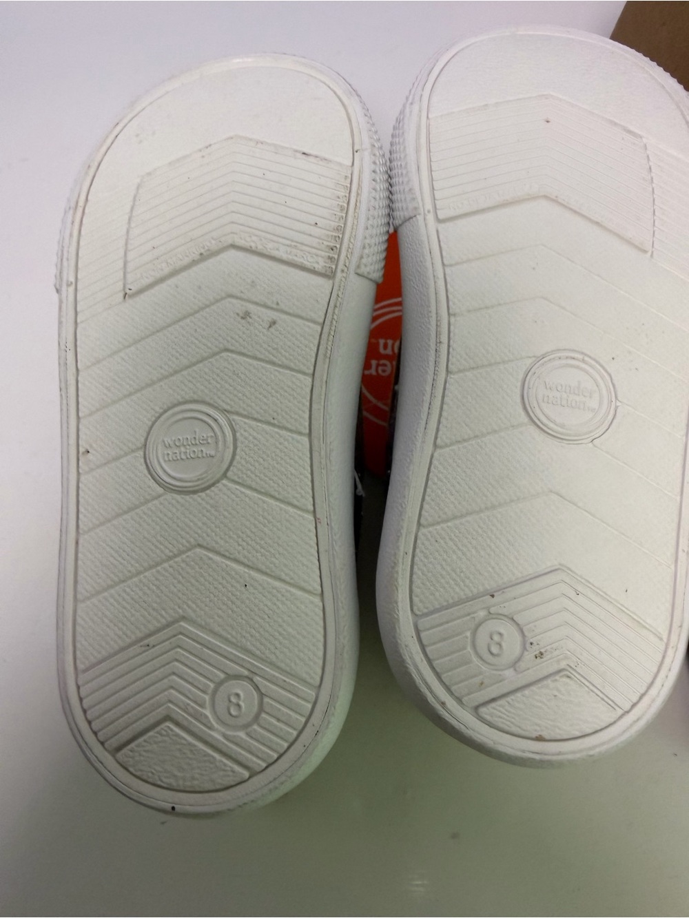 wonder nation Silver Glitter Sneakers with Tan Accents - Picture 7 of 7